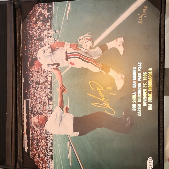 Vintage 90s NFL Sports Miami Dolphins Dan Marino Super Bowl Football - Picture 1 of 4